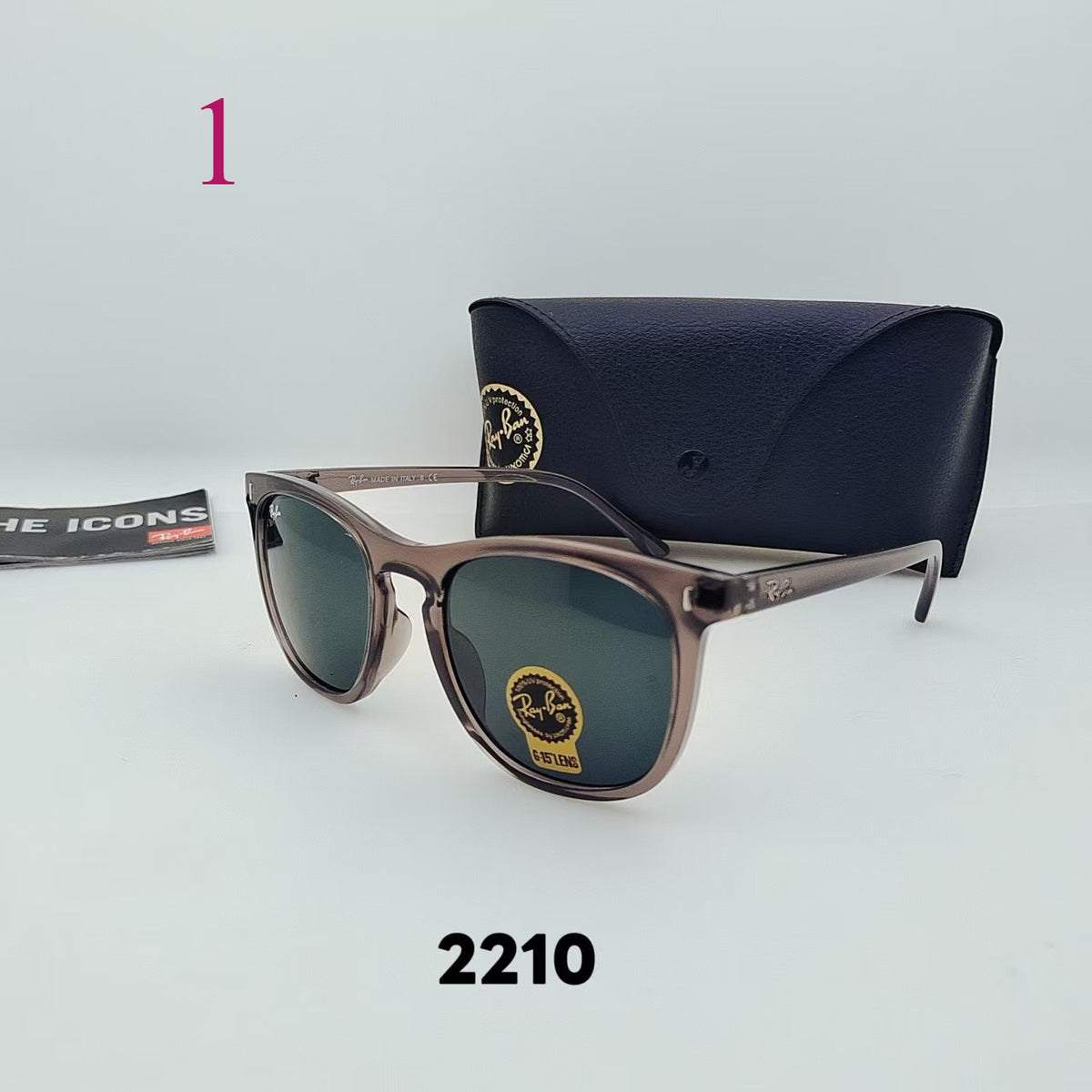 Square Keyhole-Bridge Glasses - Clear and Tinted Lens Options