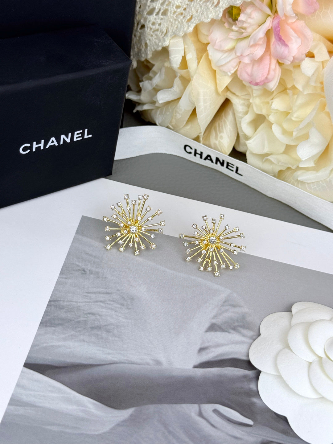 Sunburst Statement Stud Earrings