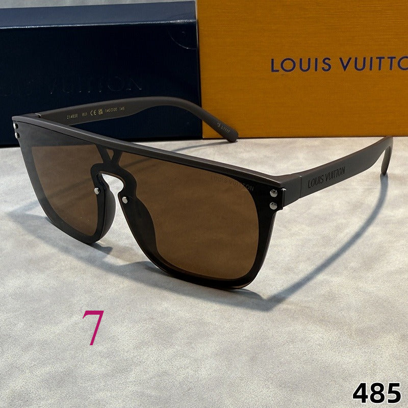 Monogram Wraparound Shield Sunglasses