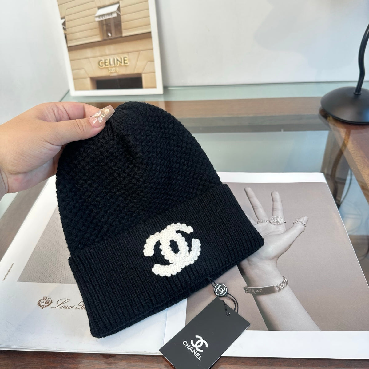 Adjustable Sun Hat for Men Women Outdoor UV Protection CH*NEL Series、Fashion Caps