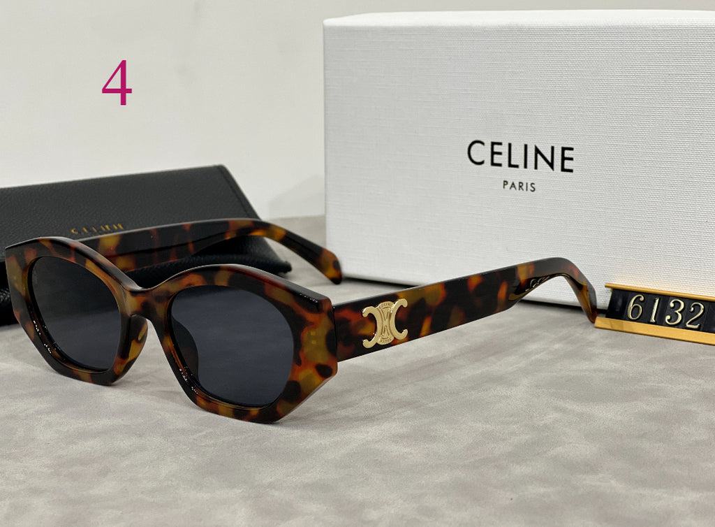 Rounded Square Thick Frame Sunglasses
