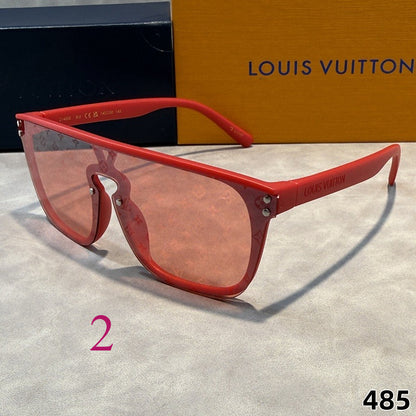 Monogram Wraparound Shield Sunglasses