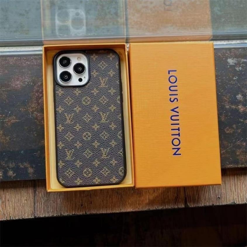 Fashion Aesthetic Shock Absorbing Protective Phone Case L*V Series、Fashion Phone Case