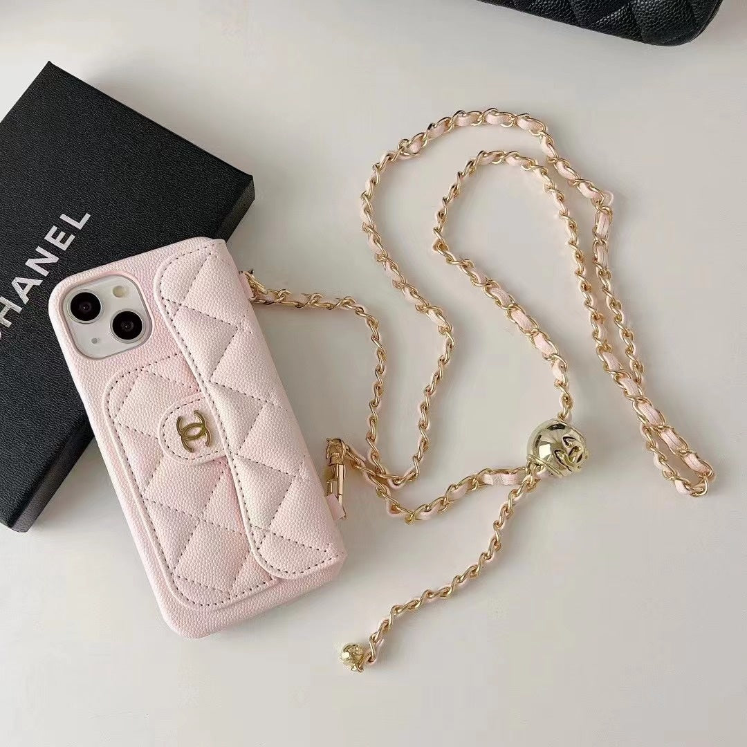 Fashion Aesthetic Shock Absorbing Protective Phone Case CH*NEL Series、Fashion Phone Case