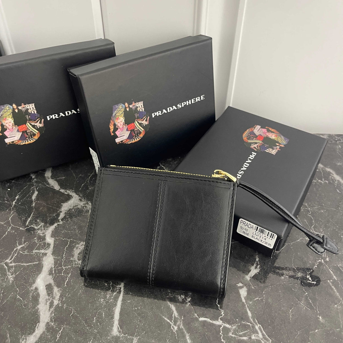 Luxury‑Inspired Trendy Wallets 030  Pr*da Series、Fashion Bags