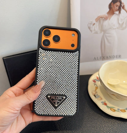 Fashion Aesthetic Shock Absorbing Protective Phone Case  Pr*da Series、Fashion Phone Case