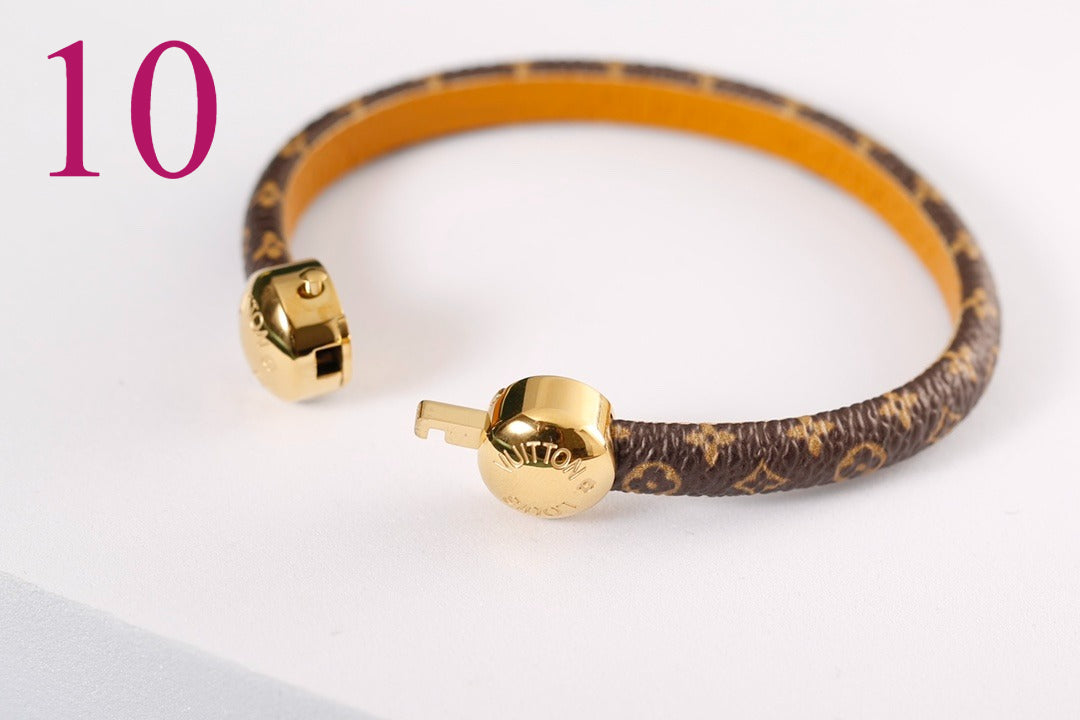 Monogram Charm Strap Bracelets - 21 Style Options