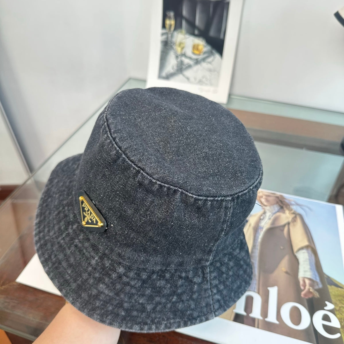Adjustable Sun Hat for Men Women Outdoor UV Protection Pr*da Series、Fashion Caps