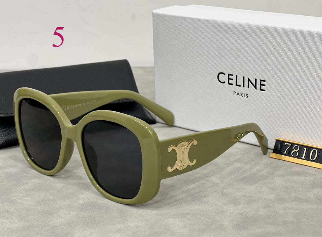 Oversized Round Frame Sunglasses
