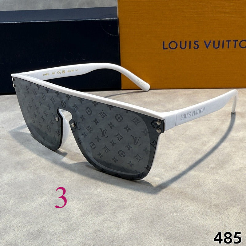 Monogram Wraparound Shield Sunglasses