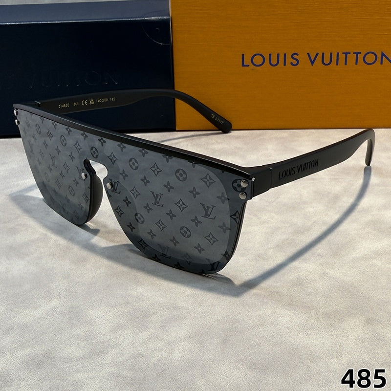 Monogram Wraparound Shield Sunglasses