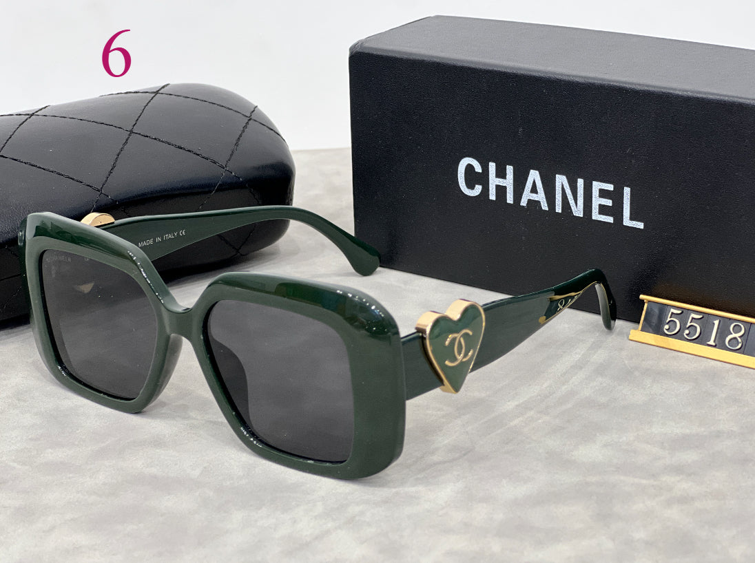 Oversized Square Sunglasses with Deep Beveled Rims