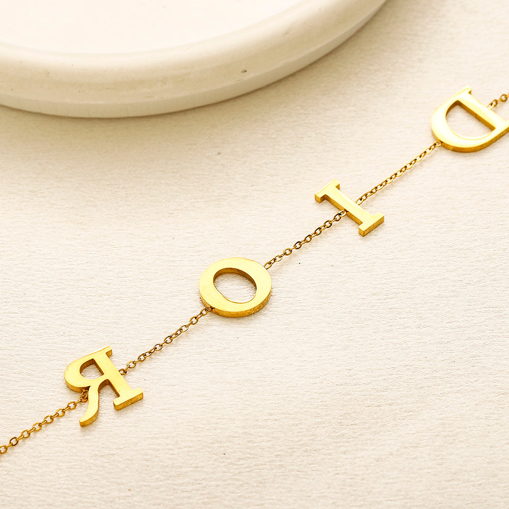 Set Collana Bracciale in Acciaio Inox 304