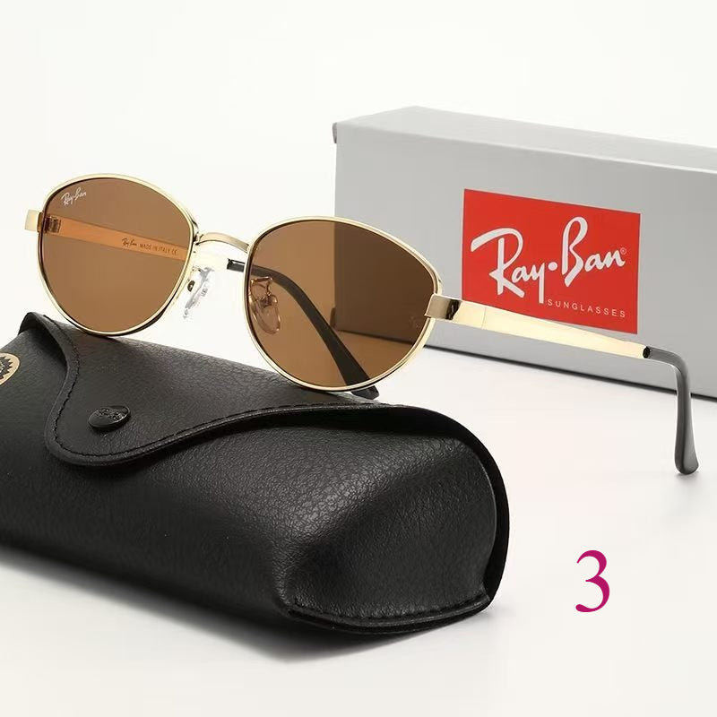 Round Sunglasses with Minimal Metal Frames