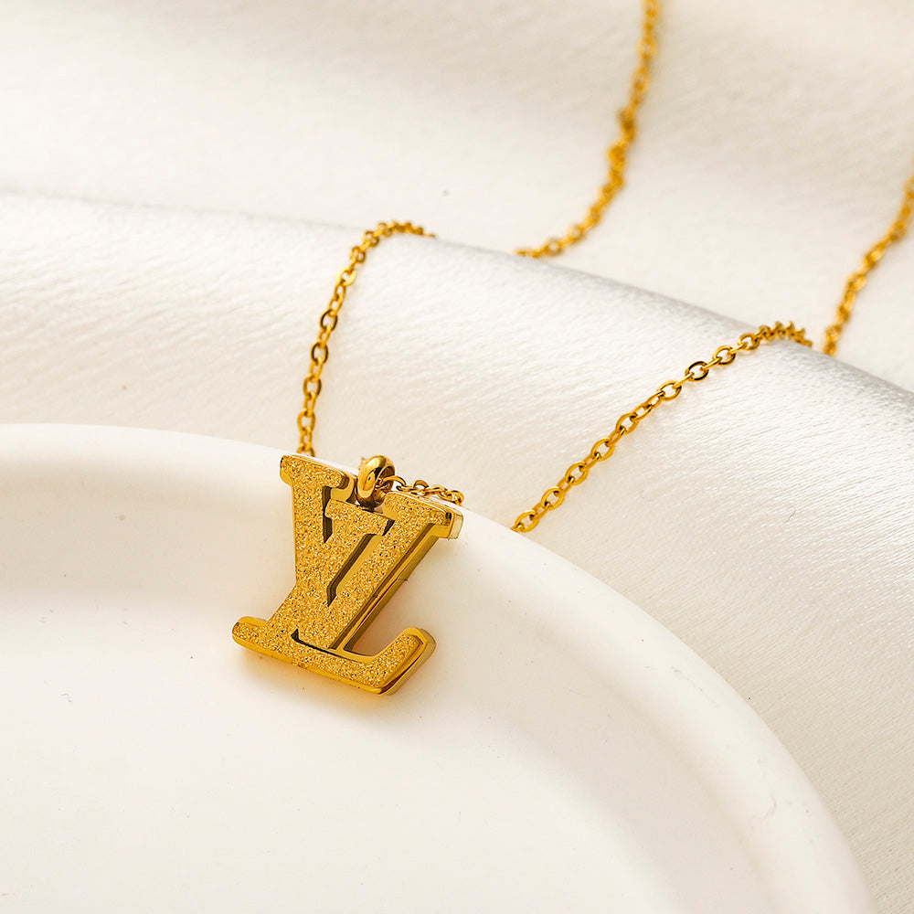 Set collana e orecchini in acciaio inossidabile 304
