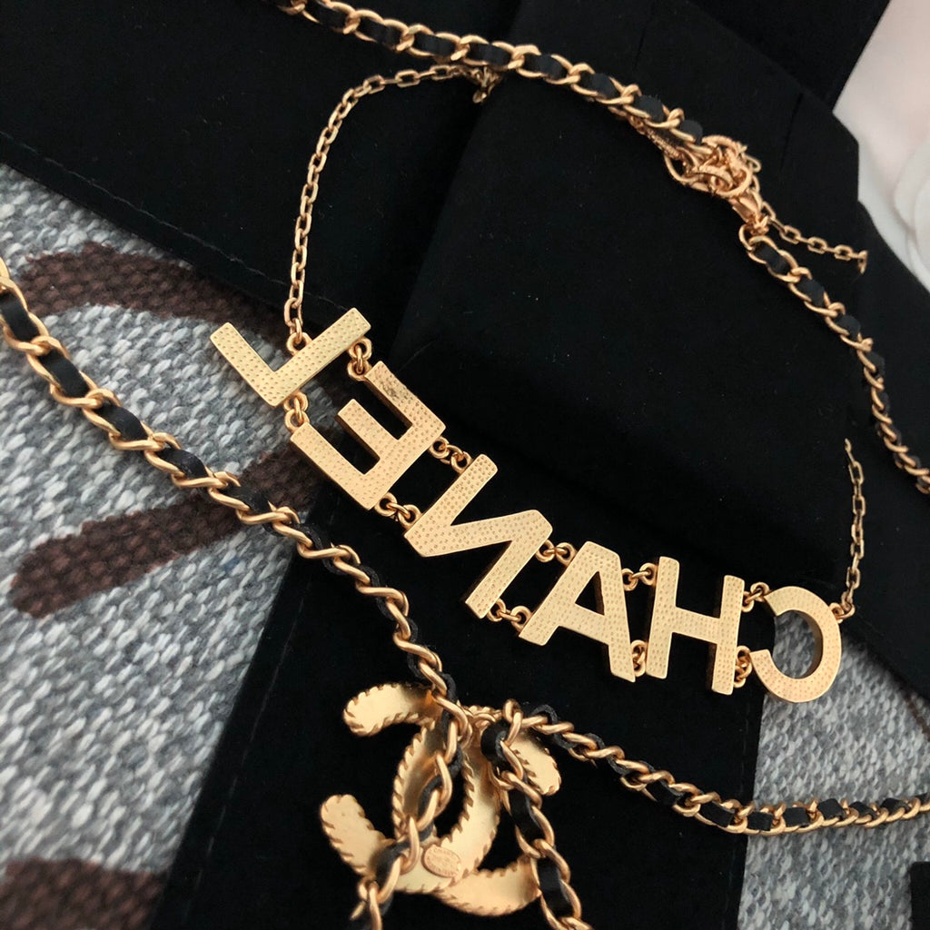 Layered Floral Necklace with Pearl-Look Tassels