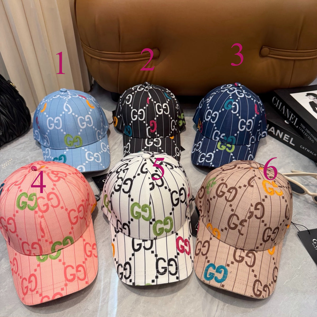 Trendy Unisex Fashion Baseball Cap  GU*CI Series、Fashion Caps