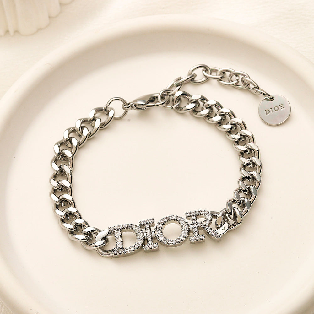 304 Stainless Steel Round Medallion Chain Bracelet & Necklace - Individual or Set