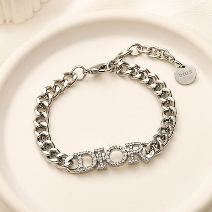 304 Stainless Steel Round Medallion Chain Bracelet & Necklace - Individual or Set
