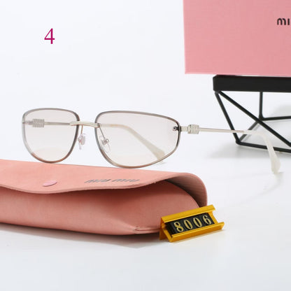 Classic Aviator Sunglasses with Wide Double Bridge