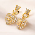 Set collana orecchini placcati oro vero stampato in lega