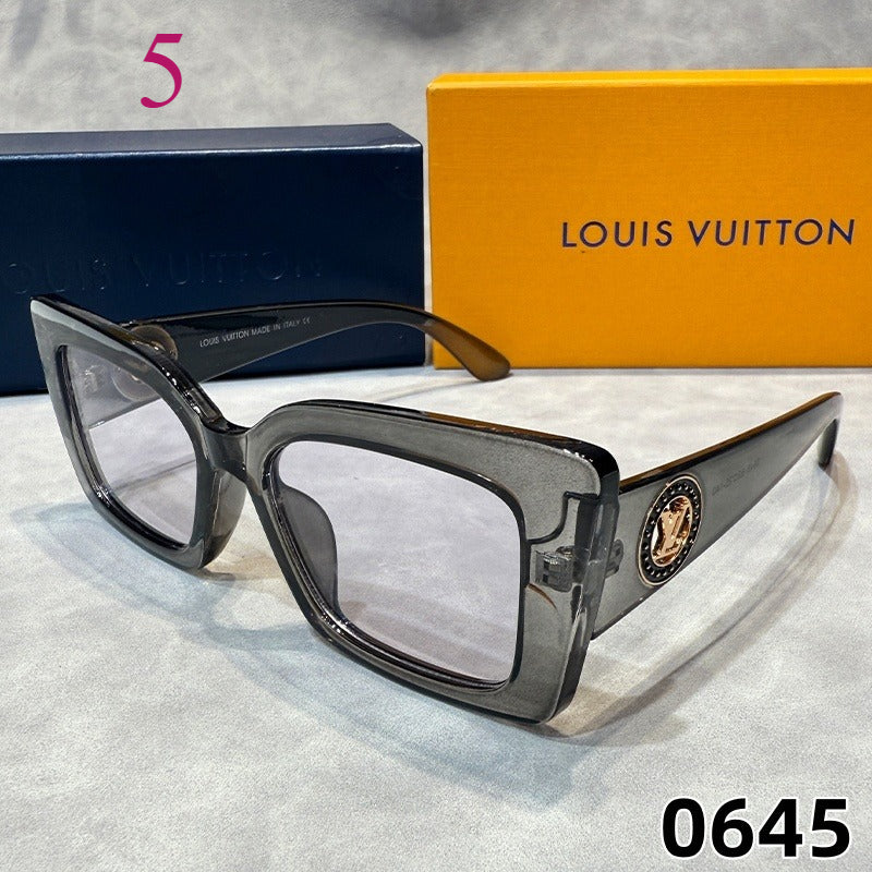 Thick Rectangular Glasses - Clear and Tinted Lens Options
