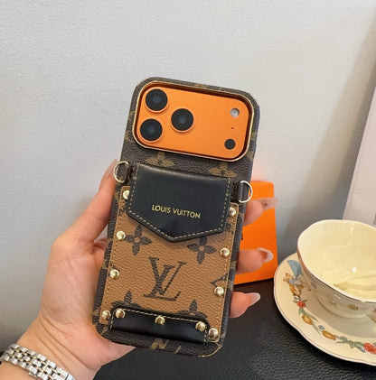 Fashion Aesthetic Shock Absorbing Protective Phone Case  L*V Series、Fashion Phone Case