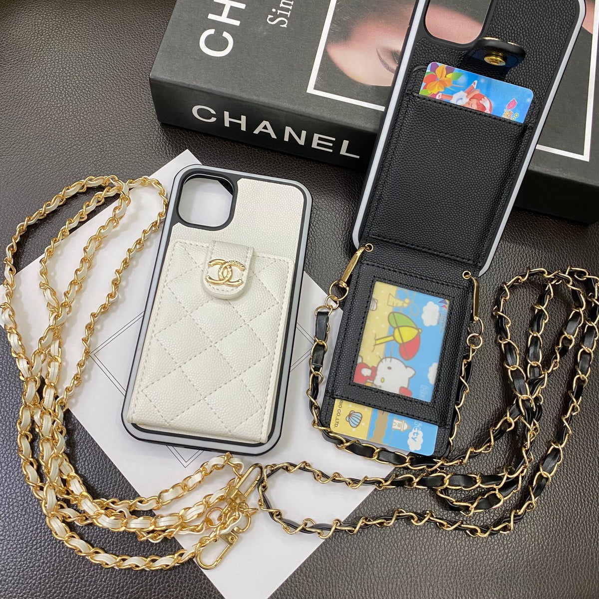 Fashion Aesthetic Shock Absorbing Protective Phone Case CH*NEL Series、Fashion Phone Case