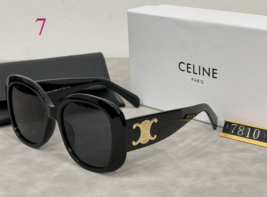Oversized Round Frame Sunglasses