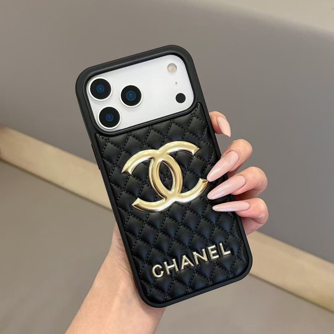 Fashion Aesthetic Shock Absorbing Protective Phone Case  CH*NEL Series、Fashion Phone Case