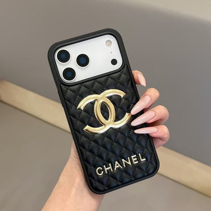 Fashion Aesthetic Shock Absorbing Protective Phone Case  CH*NEL Series、Fashion Phone Case