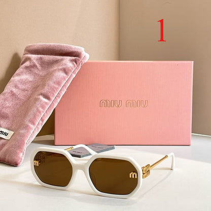 Oversized Double-Bridge Glasses - Clear and Tinted Lens Options