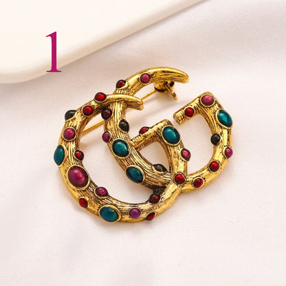 Fashion Brooch Collection,Brooches Collection、GU*CI Series、L*V Series、D*or Series、Y*L Series