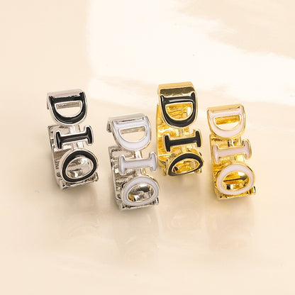 Copper Zirconium Real Gold Plated Ring,Rings Collection、D*or  Series