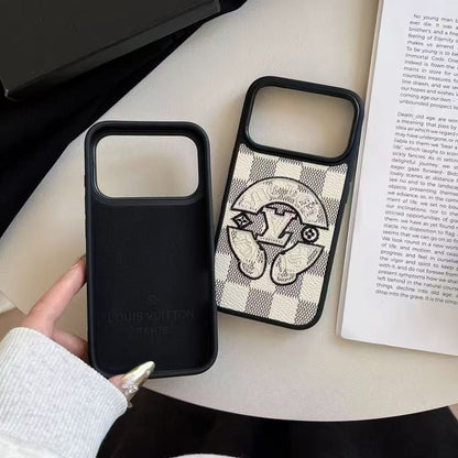 Fashion Aesthetic Shock Absorbing Protective Phone Case  L*V Series、Fashion Phone Case