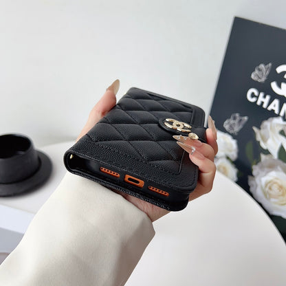 Fashion Aesthetic Shock Absorbing Protective Phone Case CH*NEL Series、Fashion Phone Case