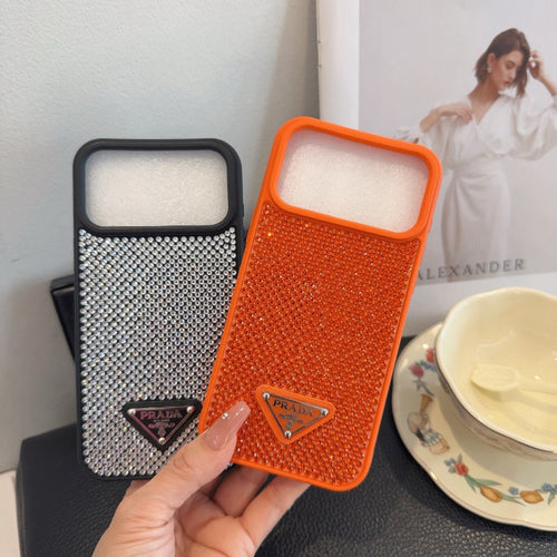 Fashion Aesthetic Shock Absorbing Protective Phone Case  Pr*da Series、Fashion Phone Case