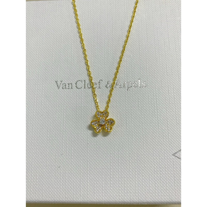 Clustered Flower Pendant Necklace - Size Options