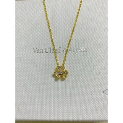 Clustered Flower Pendant Necklace - Size Options