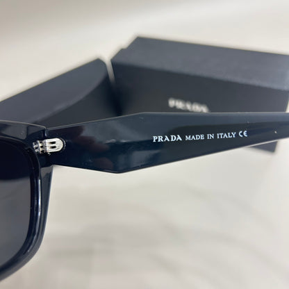 Soft-Square Sunglasses with Wide Sculpted Temples