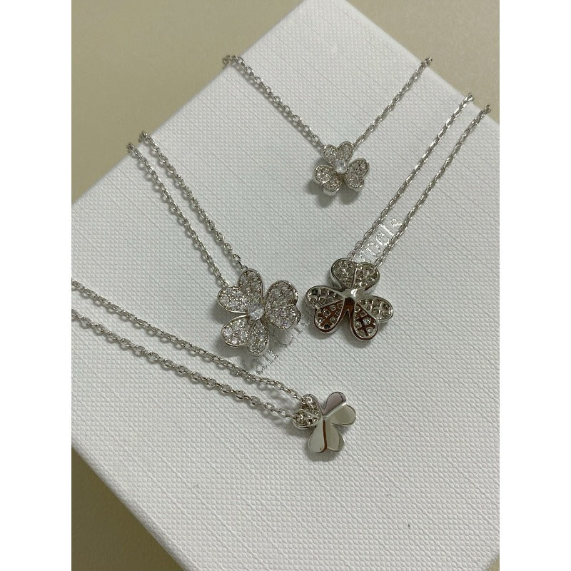 Clustered Flower Pendant Necklace - Size Options