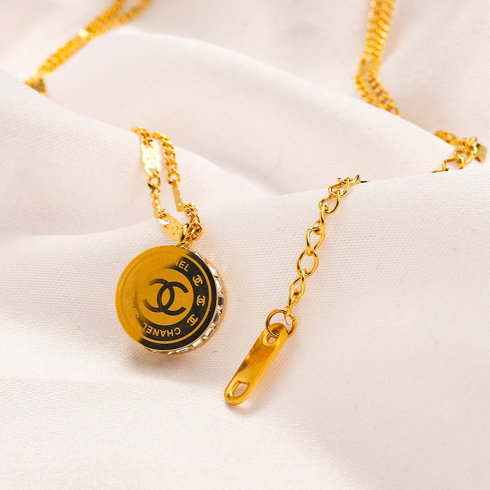 Set collana e orecchini in acciaio inossidabile 304