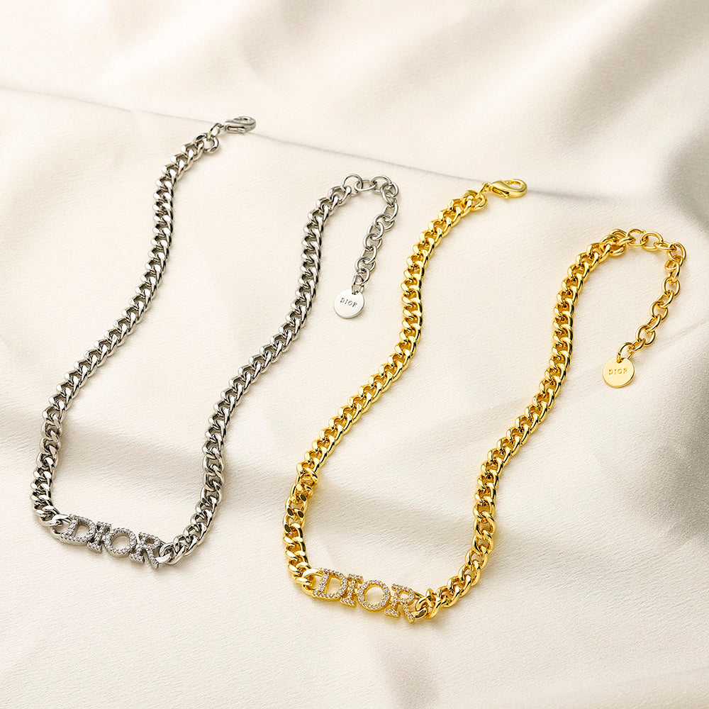 304 Stainless Steel Round Medallion Chain Bracelet & Necklace - Individual or Set