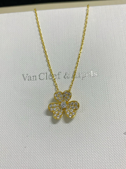 Clustered Flower Pendant Necklace - Size Options