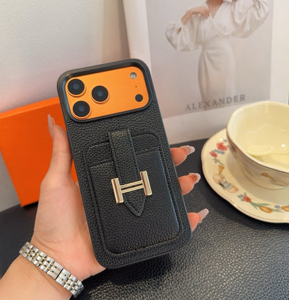 Fashion Aesthetic Shock Absorbing Protective Phone Case  He*mes Series、Fashion Phone Case