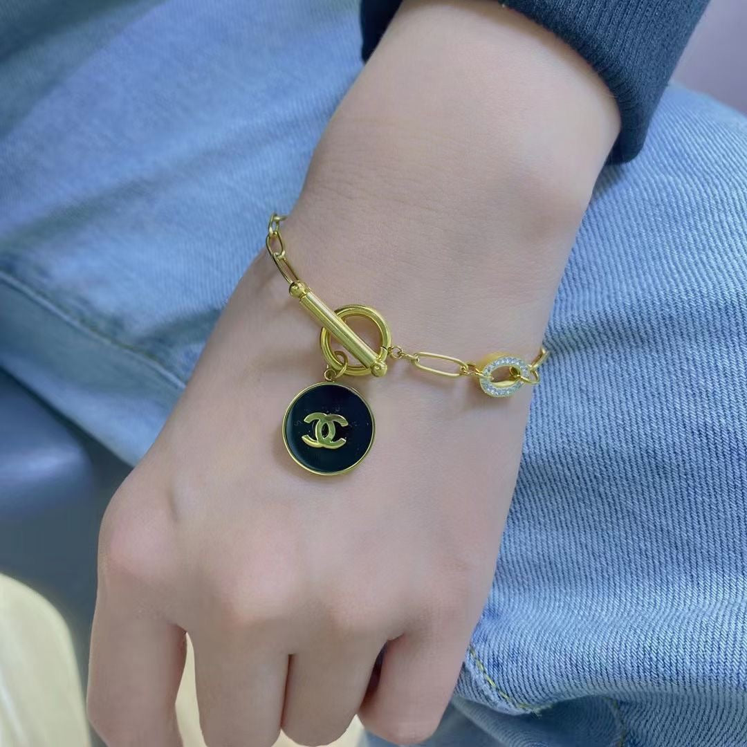 Halsketten- und Armbandset aus Edelstahl 304
