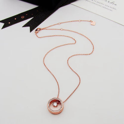 Open-Circle Pendant Necklace