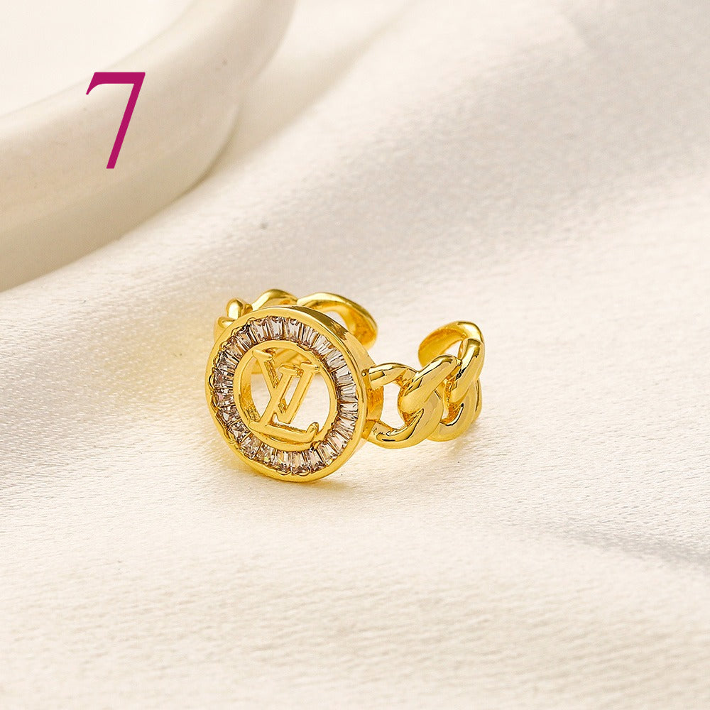 Fashion Open Adjustable Ring Collection、Rings Collection L*V Series、D*or Series、Y*L Series