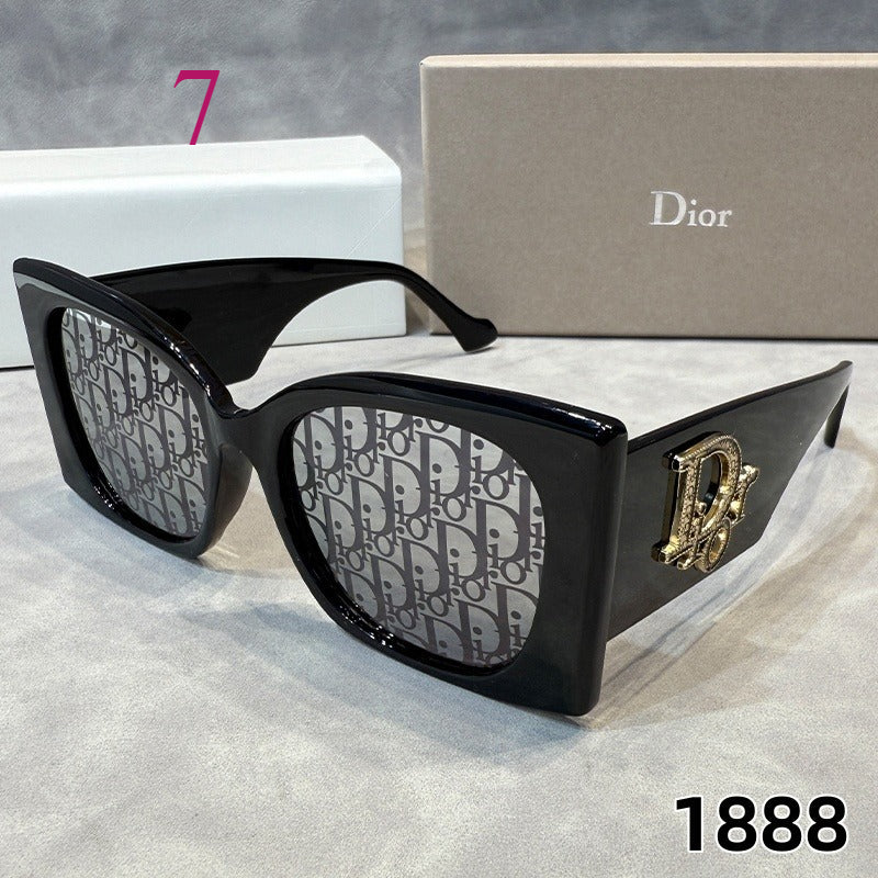 Oversized Cat-Eye Sunglasses with Deep Frames