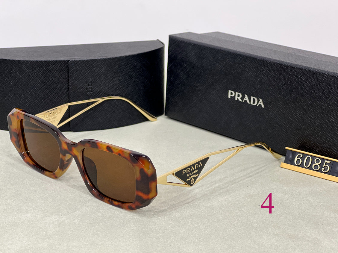 Chunky Oval-Rectangle Sunglasses